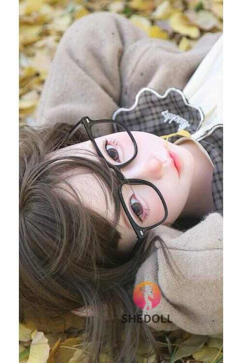 SHEDOLL 洛伊 152cm 秋日學園風-A杯格紋裙學院派 | 加熱體+植毛定制 | 純欲女友秋日約會